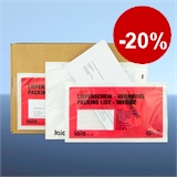 HILDE24 | laio® DOC 287 Begleitpapiertaschen DIN lang, mit mehrsprachigem Druck